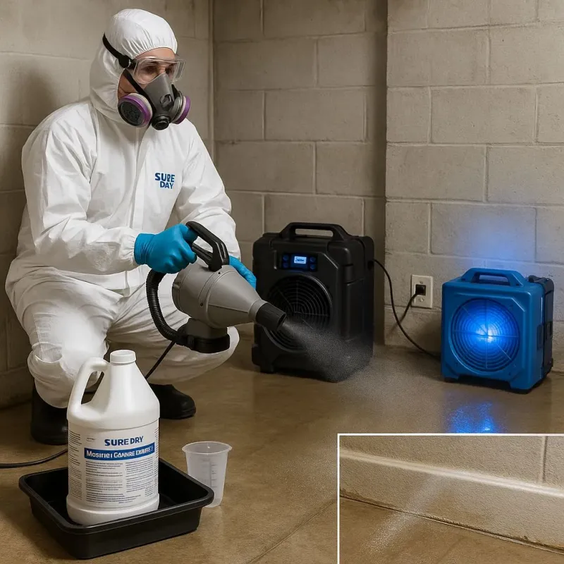 Sanitization and Odor Removal process in Buena Vista, CA